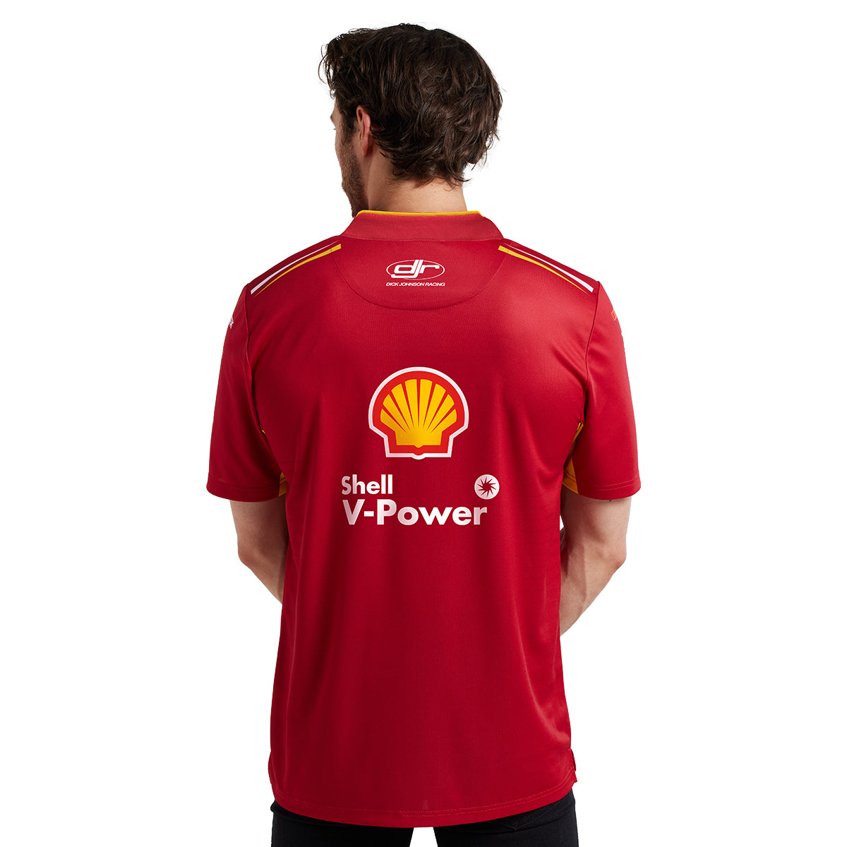 Shell V Power Racing Embroided Team Crew Polo