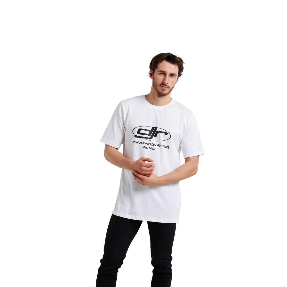 DJR Casual White T-Shirt
