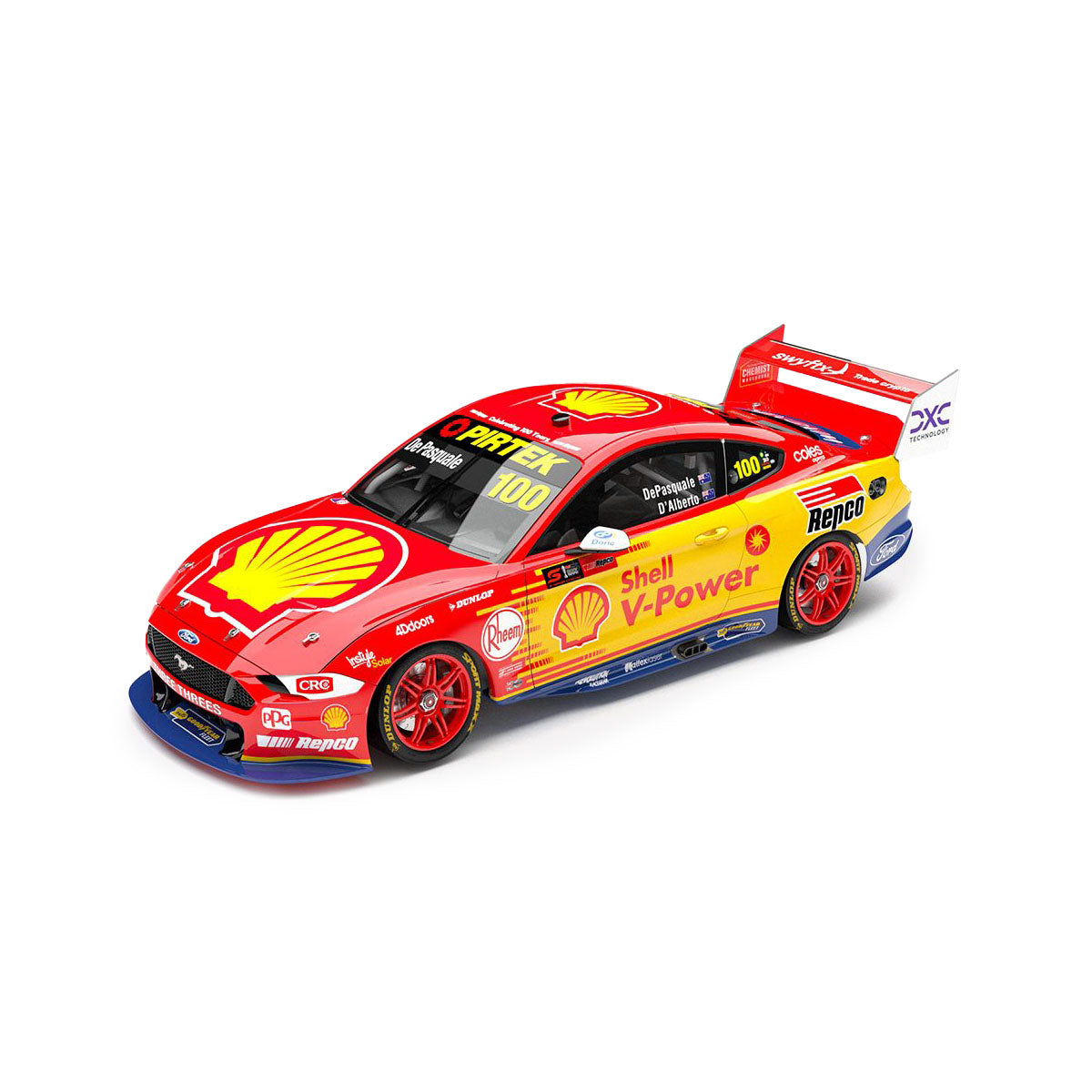 Shell V-Power Racing Team #100 Ford Mustang GT - 2022 Bathurst Livery Model Car